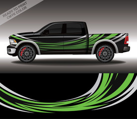 Car wrap decal design vector, custom livery race rally car vehicle sticker and tinting.