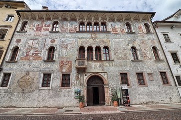Fototapeta premium Palazzo Geremia in Trento, Italy