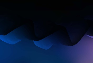 Dark BLUE vector abstract bright pattern.