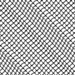 Vector seamless pattern. Abstract black and white geometric background. EPS 8