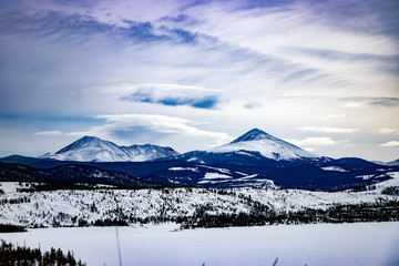 mountains in winter © David