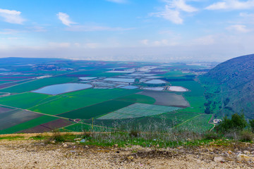 Landscape and countryside in the eastern Jezreel Valley