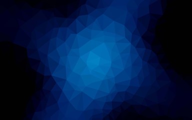 Fototapeta premium Dark Multicolor vector shining triangular backdrop. Polygonal abstract illustration with gradient. New template for your brand book.