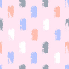 Seamless pattern with paint spots. Vector illustration.