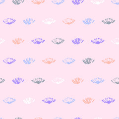 Seamless pattern with paint spots. Vector illustration.