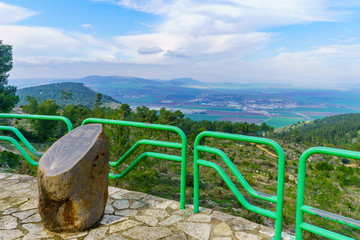 Hido observation point on the Gilboa ridge
