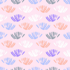 Seamless pattern with paint spots. Vector illustration.