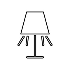 lamp home appliance isolated icon
