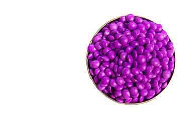  purple colored chocolate confectionery