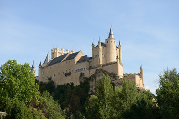 Fototapeta na wymiar Alcázar de Segovia, España