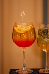 fresh coktail at the wedding party
