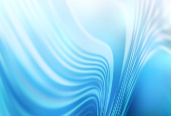 Light BLUE vector background with curved lines. A circumflex abstract illustration with gradient. Template for cell phone screens.