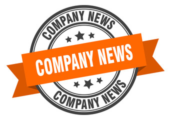 Obraz premium company news label. company newsround band sign. company news stamp