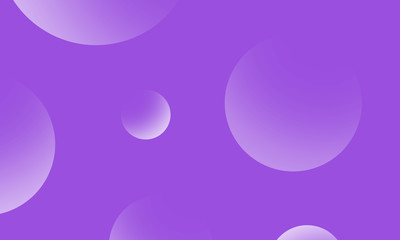 Purple circles gradient on violet abstract background. Modern graphic design element.