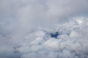 Beautiful View of the Cloudscape over the Canadian Mountain Landscape during a sunny and cloudy...