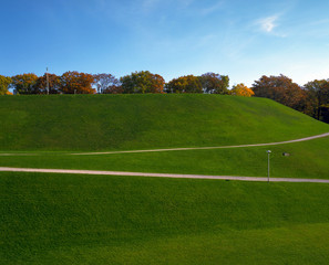 Obraz premium green grassland Canada