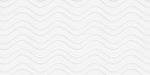 Abstract white gray color wave line pattern texture background with space for concept modern design Technology business.