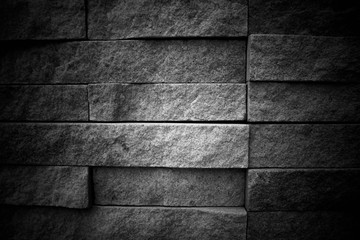 Black brick wall texture for background.wall texture and background.