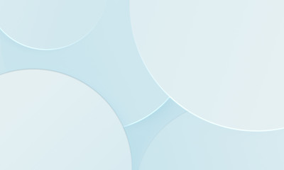 Circles white gray and blue texture background. Simple modern design use for template cover business concept.
