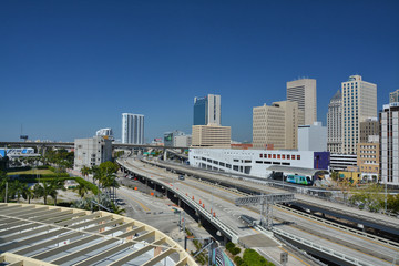Fototapeta na wymiar Miami Downtown landmark