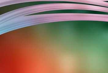 Light Green, Red vector abstract blurred background.