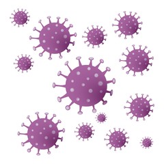 MERS-Cov (Middle East Respiratory Coronavirus Syndrome), New Coronavirus (2019-nKoV). Design concept for protection against a viral pandemic. Quarantine of the novel Coronavirus EPS 