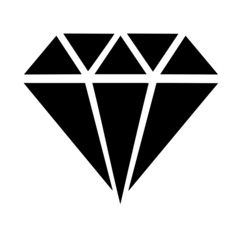  Simple Style Diamond vector illustration