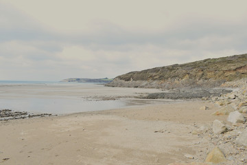 Paysage marin entre Plonévez et Telgruc en Bretagne