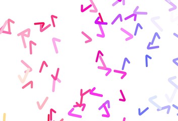 Light Blue, Red vector texture with wry lines.