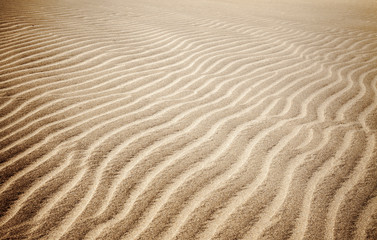 sand and wind pattern on dunes