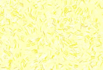 Light Yellow vector background with straight lines, dots.