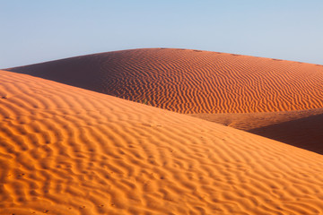 sand dunes in the desert