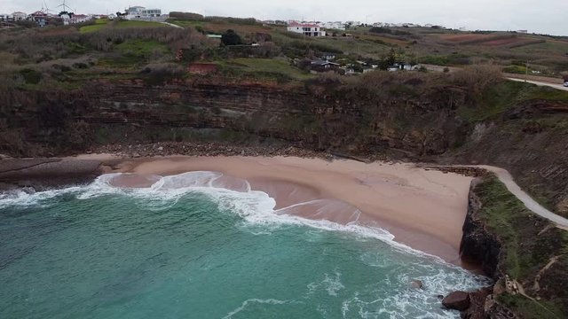 Coxos beach in Ericeira Portugal