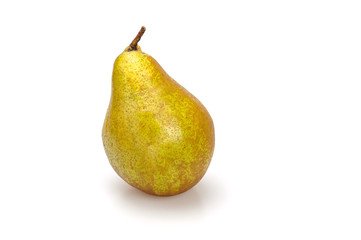 November winter pear on a white background