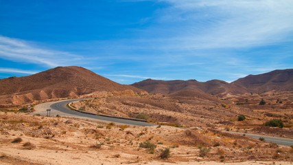 road into the desert