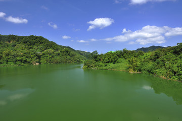 Scenic shot of Liyutan Dam Miaoli County