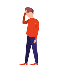 young man avatar character icon