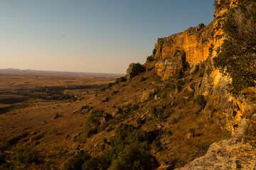 Landscape of Isalo National Park in Madagascar