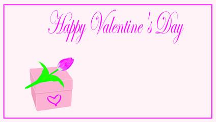 Valentine's day concept Valentine's day. banners, postcard, copyspace. Place for text