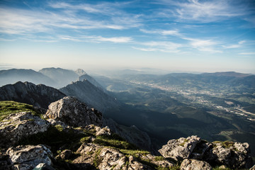 Fototapeta na wymiar basque mountains, spain