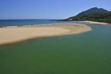 Side shot of Fulong Beach District City