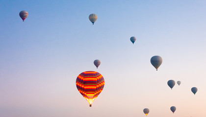 Lit - hot air balloons