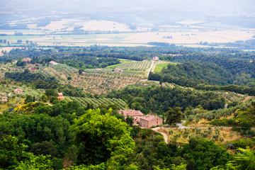 Italian country side landscape in Monteleone d'Orvieto, Umbria