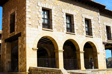 Fototapeta na wymiar Albarracín, Teruel, Arcos del Ayuntamiento