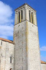 Fototapeta premium Holy Cross Church, Parthenay, France 