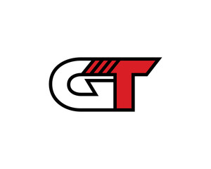 GT Letters Logo Design Template 001