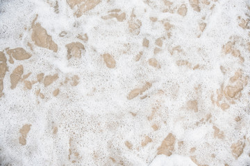 texture of wall water wave