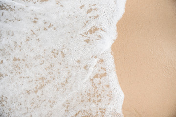 sea wave background on the beach