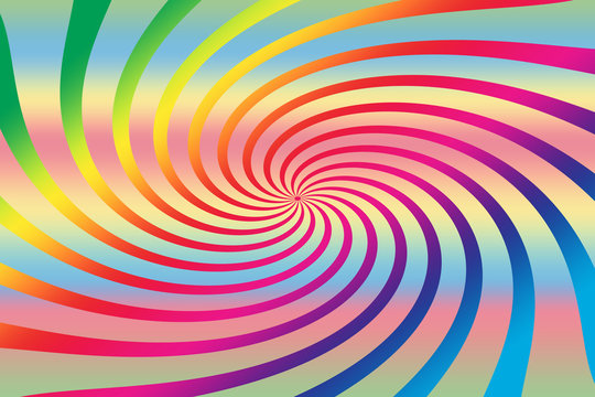 An abstract psychedelic wavy burst pattern background image.