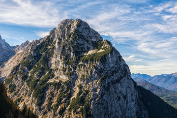 Der Waxenstein in den Alpen